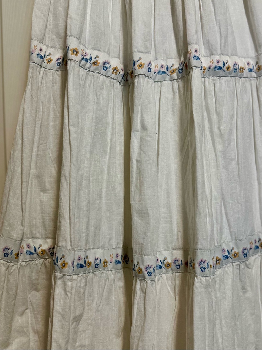 Rachel Zoe Smocked Cottage Core Midi Dress - Picture 3 of 5